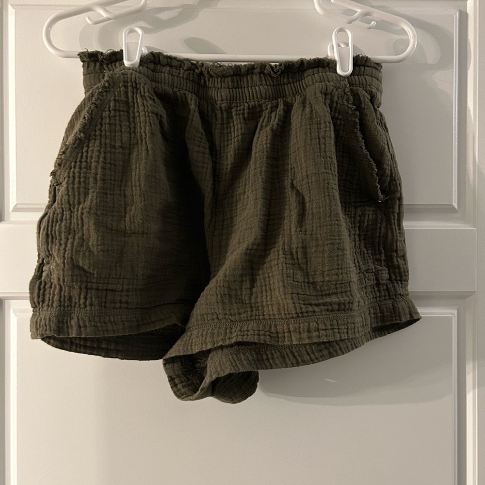 Aerie cotton gauze shorts
